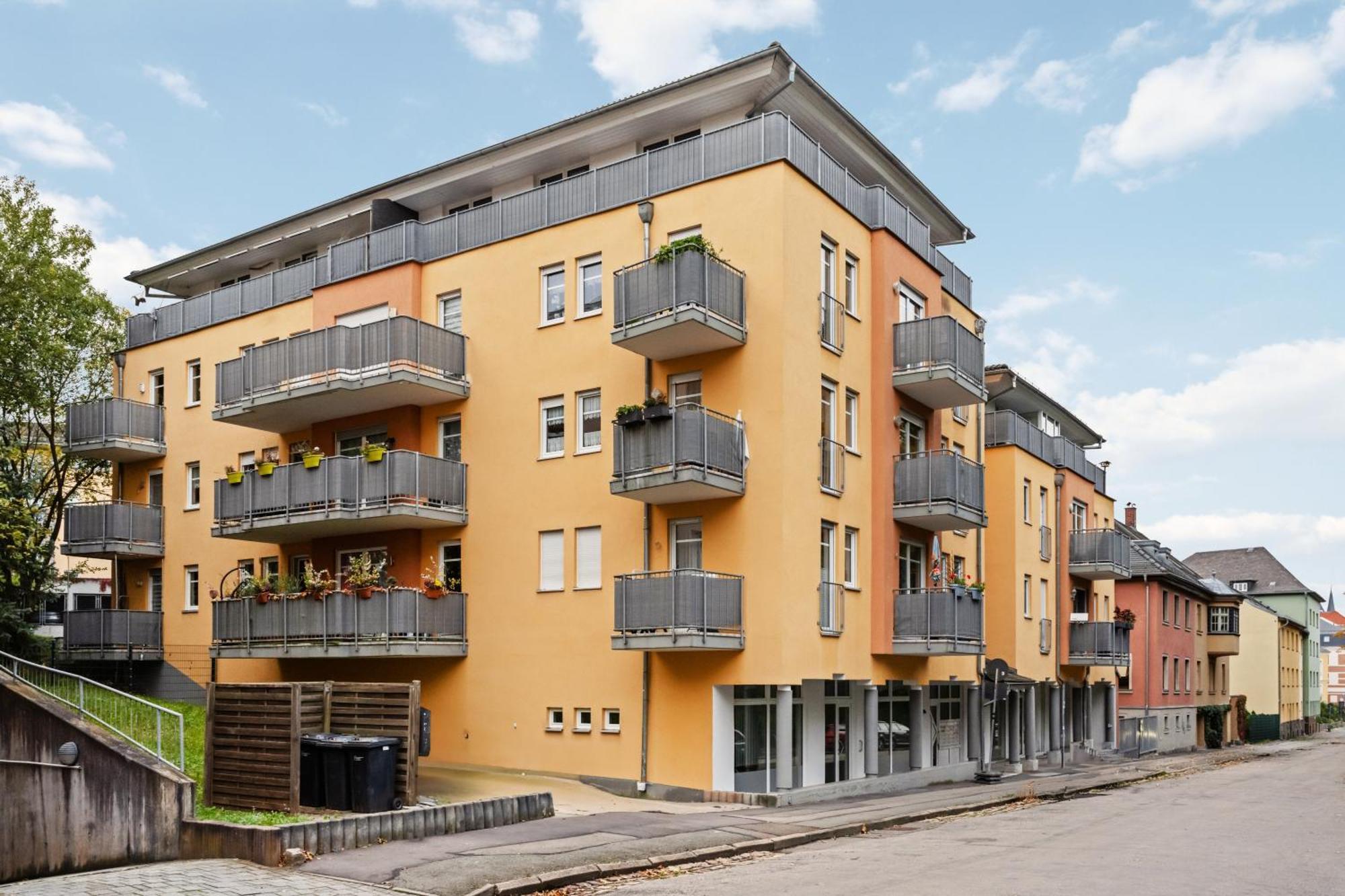 Edler Wohnraum Schwanenteich-Suite Mit Balkon, Kaffeevollautomat, Lift & Parkplatz Zwickau Dış mekan fotoğraf